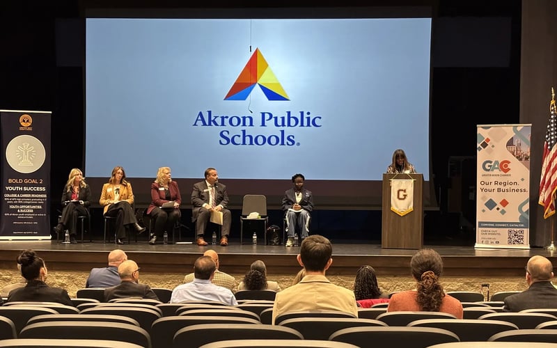 Greater Akron Chamber and Garfield CLC establishing their partnership to provide more support and learning opportunities.